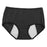 Crofta Women Leak Proof Menstrual Underwear Panties Seamless Briefs  L Black