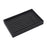 Crofta Jewelry Storage Tray for Earrings Bracelet Women 227x146x31mm Leather Black