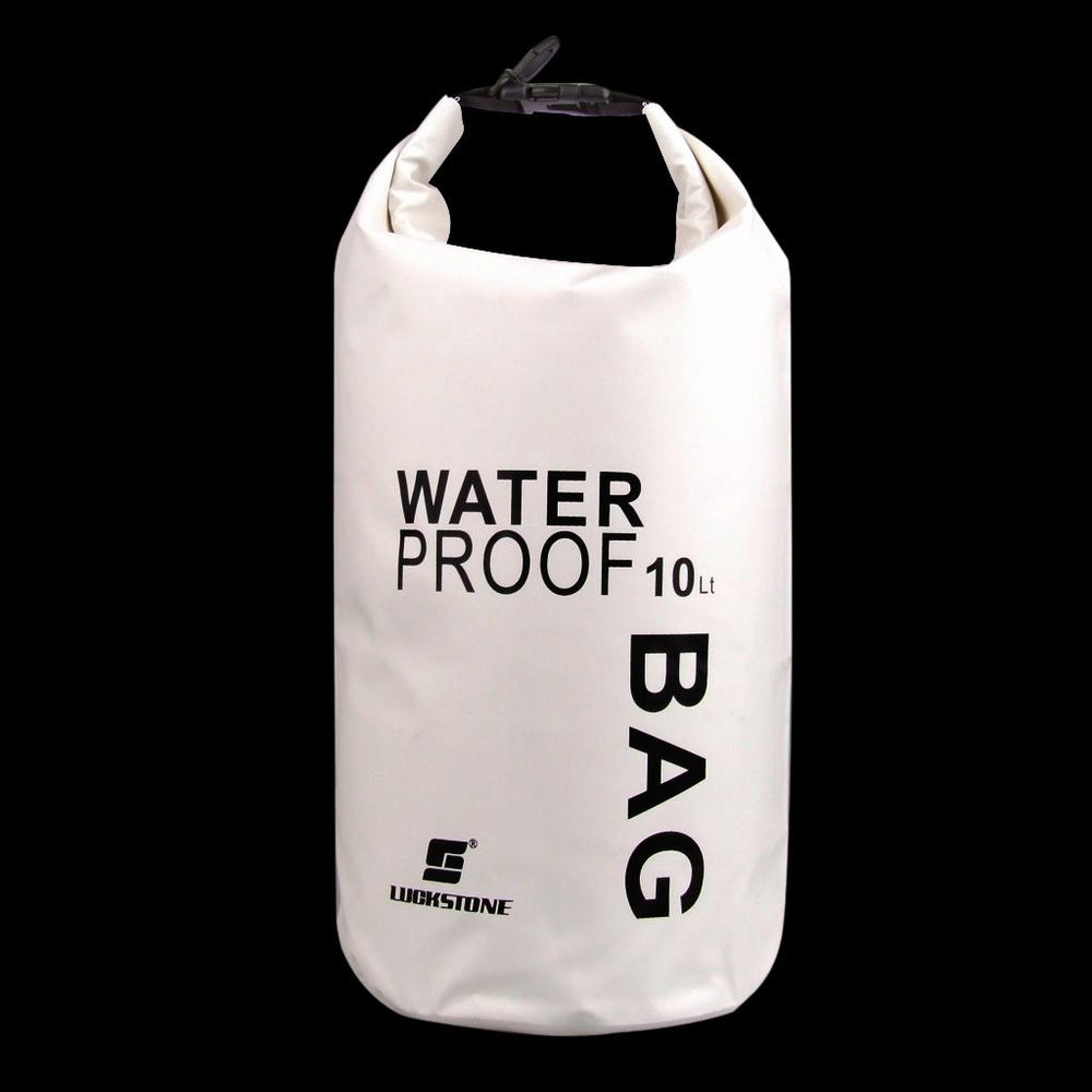 Crofta 10L Waterproof Dry Bag Pouch Camping Boating Kayaking Rafting Canoeing White