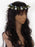 Crofta Women Girls Ladies Cute Elegant Head Wreath Floral Crown Garland Headband Headwear Headpiece White + Green