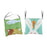 2x Chair Pads for Dining Chairs Soft Seat Cushion for Kitchen Garden Bedroom Bunny and Kitty