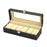 Crofta Watch Box Organizer Elegant Watch Box for Jewelry Display Men Women Earrings 6slots 30x11x8cm