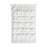 Crofta Hanging Storage Bag White Canvas with Pockets for Office Bathroom Home Decor