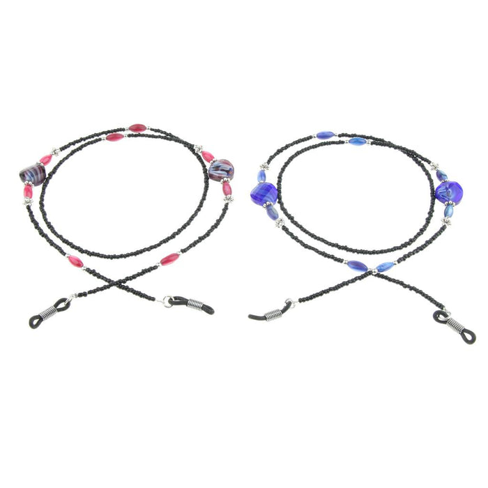 Crofta 2 Pieces Anti-Slip Eyeglasses Chain Rope Spectacles Cord Retainer Strap