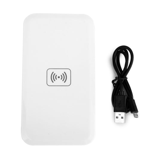 Crofta Generic Wireless Charger Charging Pad Plate for Smartphones White