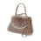 Crofta Womens Plush Bag Casual Stylish Shoulder Purse for Travel Shopping Commuting Coffee