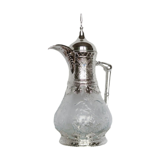 Arabian Thermal Coffee Pot Household Portable Luxury Insulated Coffee Carafe Silver