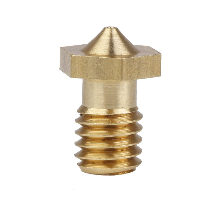 Crofta 0.3mm Copper 3D Printer Print Head Extruder Nozzle Replacement Golden