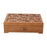 Crofta Wooden Jewelry Box Dresser Jewelry Storage Organizer for Rings Stud Earrings