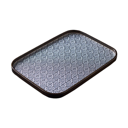 Breakfast Tray Food Tray Fruit Snack Tray for Tea Lover Gift Hotel Household 46x33x2.4cm