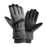 Crofta Winter Warm Gloves 1 Pair Soft Skiing Gloves for Outdoor Sports Hiking Women Grey