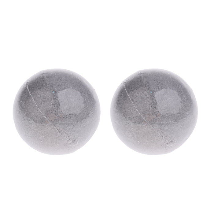 2 Pieces 150g Women Bubble Bath Salt Essential Oil Bomb Balls Gray