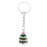 Crofta Woman Christmas Keychain Key Ring Phone Chain for Handbag Car Key Decor Christmas Tree 2