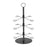 Crofta Cocktail Trees Stand 3 Tier 12 Holders for Wine Cabinet Kitchen Home Storage black