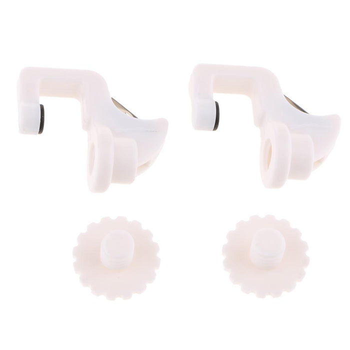 Crofta 2 Pcs Gaming Trigger Button Smartphone Game Handle Grip Touch Artifact White