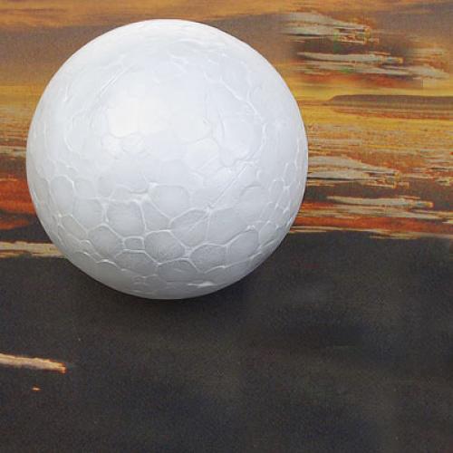 Crofta 10 x 4cm White Modelling Craft Polystyrene Foam Ball Sphere