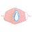 Crofta Kid Winter Thickened Face Mask Anti-Dust Mouth Mask Washable Pink Penguin