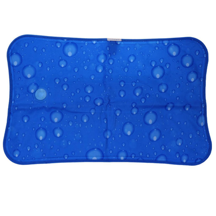 Crofta Ice Water Pillow Summer Cool Cushion for Home Car Office Travel Dark Blue