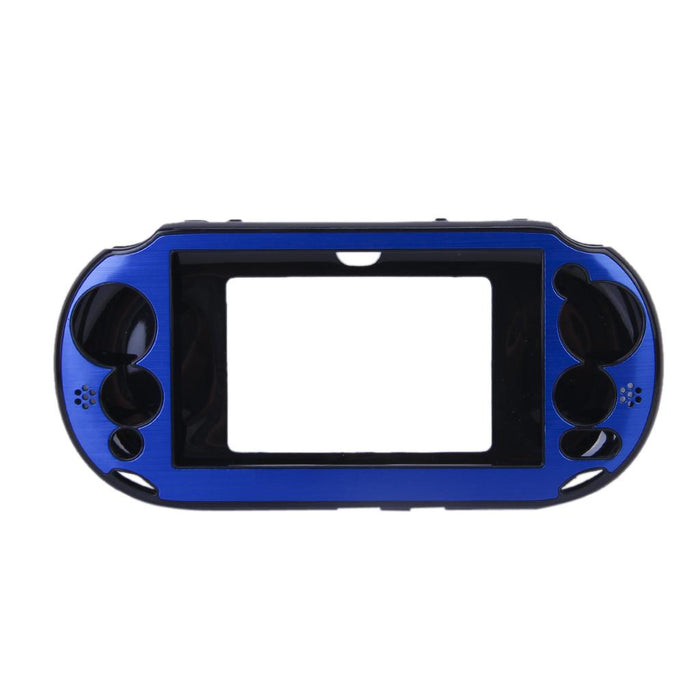 Crofta Aluminum Protective Hard Case Cover for Sony VITA2000 PS VITA2000 -Navy Blue