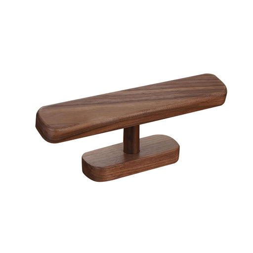 Crofta Watch Display Stand Modern Wristwatch Rack Multifunctional Wood Watch Holder S Walnut