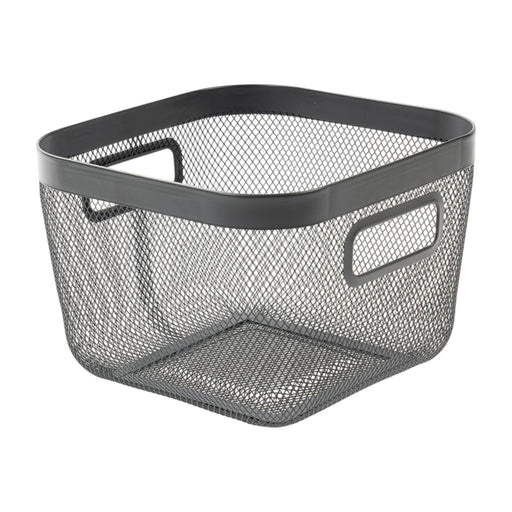 Crofta Metal Wire Basket Fashion Mesh Open Storage Bin for Cabinet Picnic Furniture