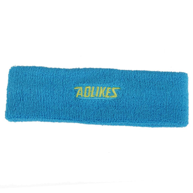 Crofta Yoga Sports Sweatband Headband Elastic Hair Band Accessories - Sky blue