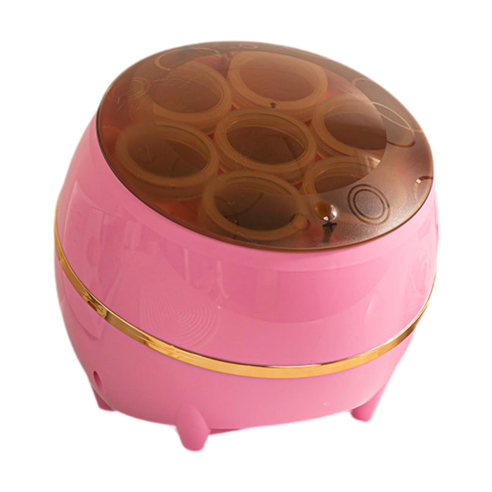 Crofta Rice Container Divided Storage Food Storage Container for Grain Cereal Flour pink