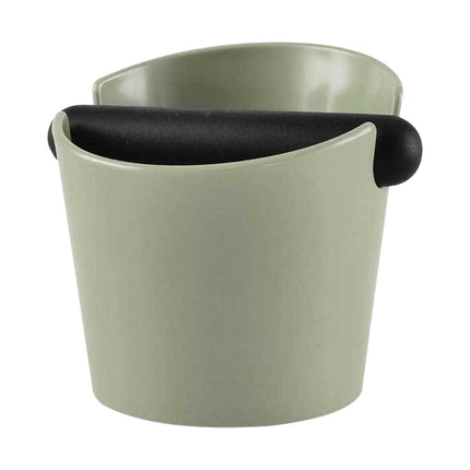 Crofta Durable Coffee Equipment Slag Bucket for Household Shop Espresso Maker Accs Gray Green 0.55L