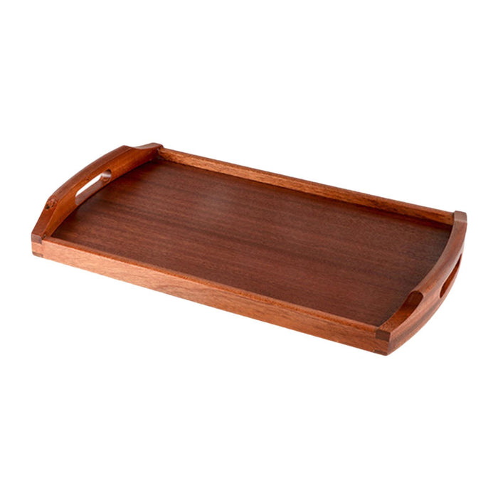 Wooden Serving Tray Multi-scenario Food Tray for Party Dining Room Household Small