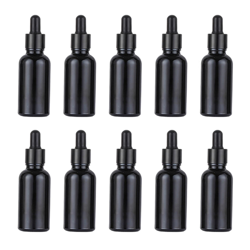 Crofta 10Pcs Mini Essential Oil Bottles Perfume Vial for Perfume Armatherapy Travel 30ml