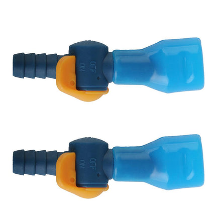 Crofta 2 Pieces Outdoor Sports Bicycle Water Bag Replacement Bite Valve Hydration Pack Mouth Suction Piping Nozzle