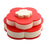 Crofta Rotating Snack Box Candy Serving Containers for Nuts Lunar New Year Tabletop Double Layer