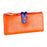 Womens Wallet Ladies Billfold Trendy Long Clutch for Commuting Dating Travel Orange