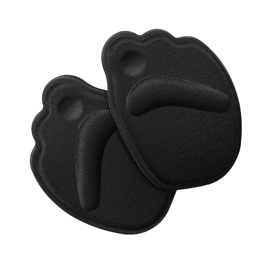 2Pcs High Heel Cushion Inserts Non Slip Prevent Calluses Insole Pads Black