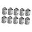 Crofta 10Pcs Metal Connectors Firm Electric Fence Perimeter Alarm System Connectors