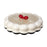 Crofta Serving Tray with Lid Living Room Nut Serving Dish for Sweets Cookies Snacks Divided Black White