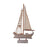 Crofta Wood Sail Boat Photo Props Miniature Sailing Boat for Countertop Office Home 28cmx15.5cmx4cm