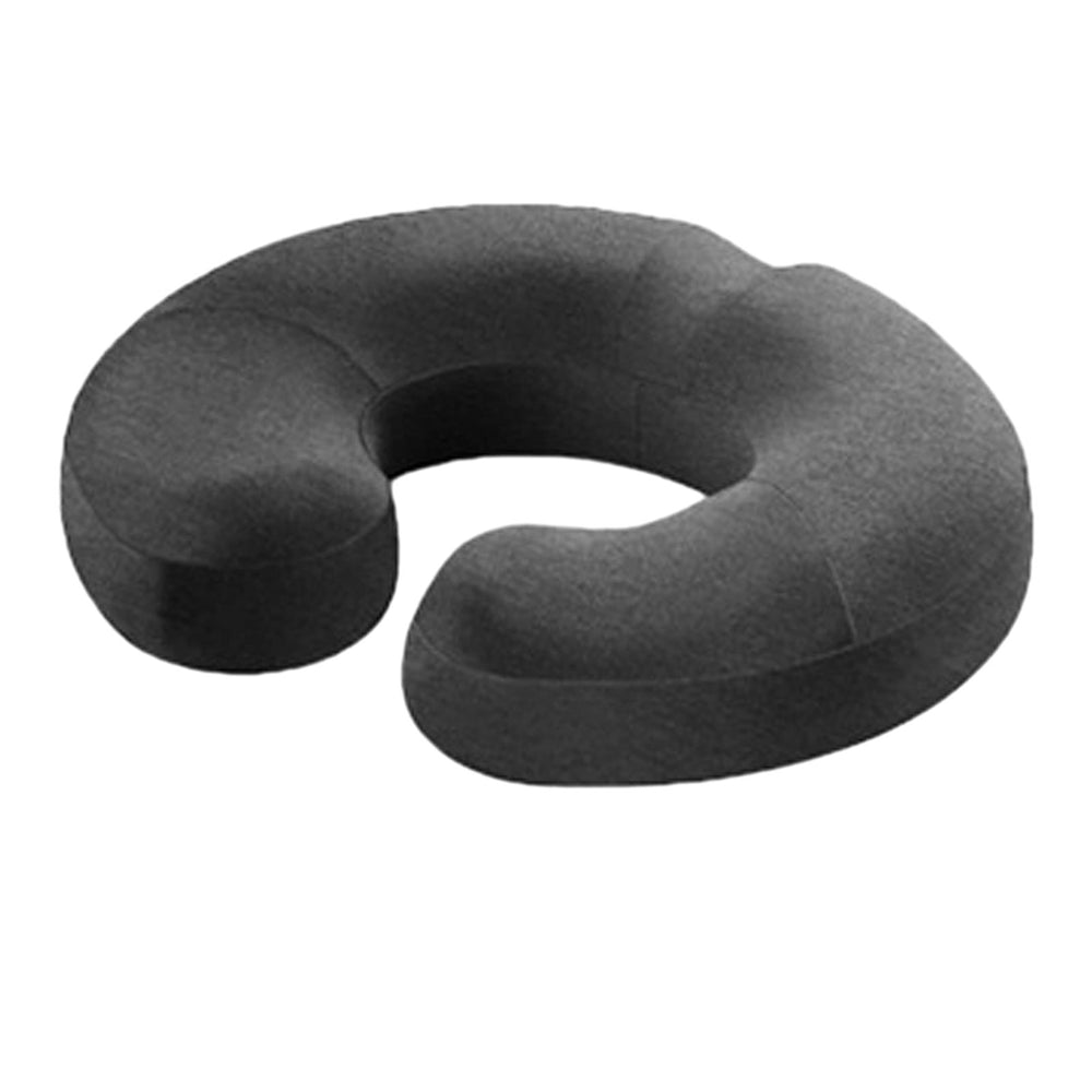 Crofta Donut Pillow Anti Slip Butt Pad Coccyx Cushion Home Memory Foam Seat Cushion Dark Grey