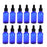 12 Pieces Empty Essential Oils Dropper Bottles Aromatherapy for 30ml Blue