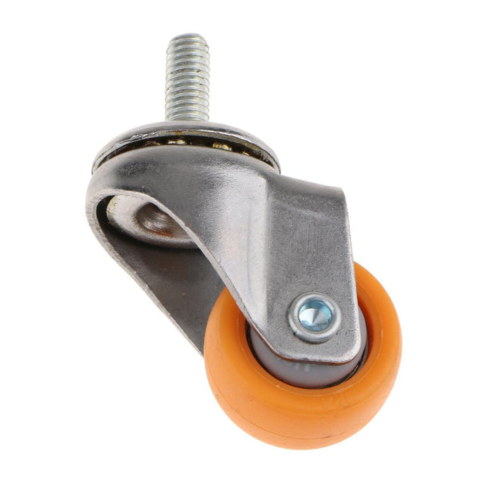 1Pcs Heavy Duty Swivel Castor Wheels Trolley Furniture Caster 1inch Orange