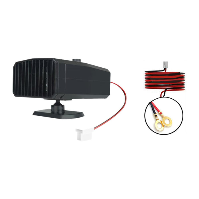 Crofta Electric Car Heater 360Â° Rotatable 48V 60V 72V Windshield Defroster Demister Cable Head