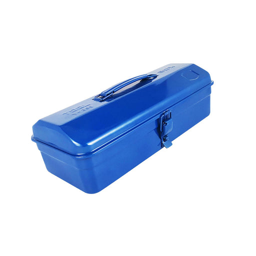 Crofta 15inch Auto Repair Tool Metal Tool Box Carrying Case for Household Homeowner Blue