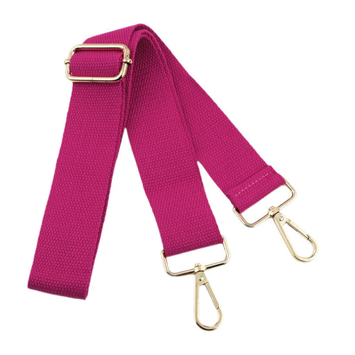 Crofta Wide Shoulder Strap Belt Purse Strap for Shoulder Bag Purse Making Briefcase Rose Red