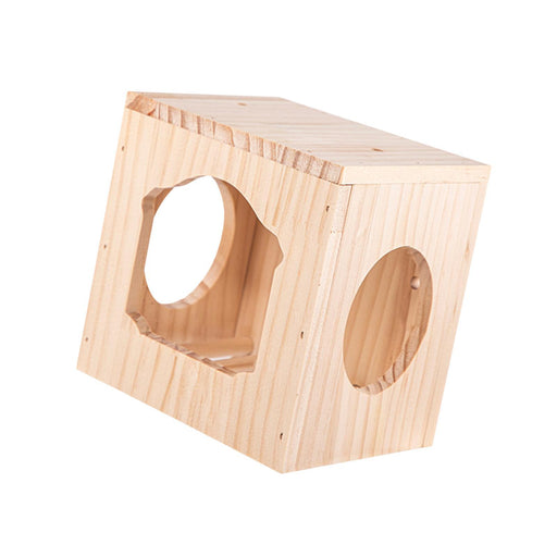 Crofta Bird House Ventilation Wooden Bird Habitat Box for Garden Viewing Garden Patio Decor S