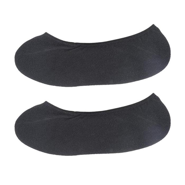 Crofta 1Pair Spa Gel Sock Moisturising Dry Heel Repair Crack Foot Skin Care Black