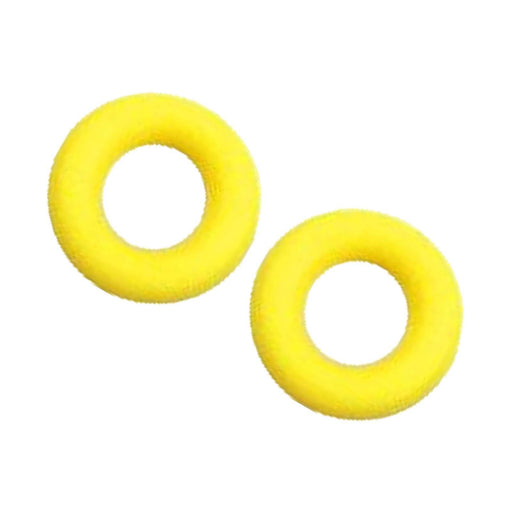 Crofta 2 Pieces Glasses Ear Grips Round Ear Clips for Eyewear Children Adults Yellow