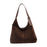 Suede Bag Handbag Underarm Bag Large Top Handle Bag Purse Tote Bag for Women Coffee