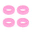 Crofta 2 Pairs Anti Slip Silicone Ear Hooks Holder for Glasses PInk