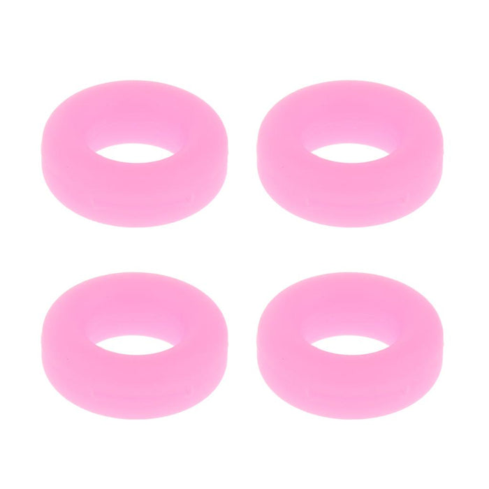 Crofta 2 Pairs Anti Slip Silicone Ear Hooks Holder for Glasses PInk