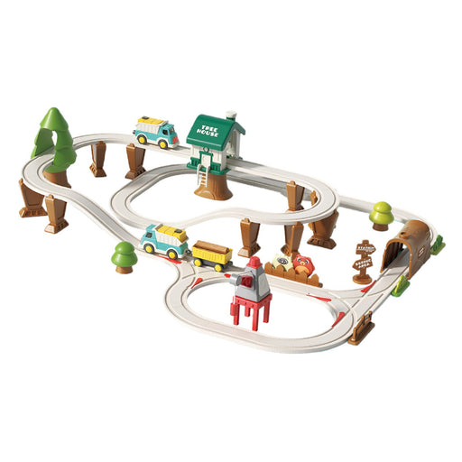 Crofta Electric Train Track Set Train Toy Set for Kids Age 3 Years up Birthday Gift Forest Track XXL